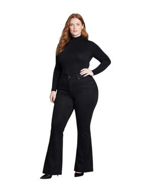 Spanx SPANXshape EveryWear Flare Jeans Black 2X Petite 32” Shaping